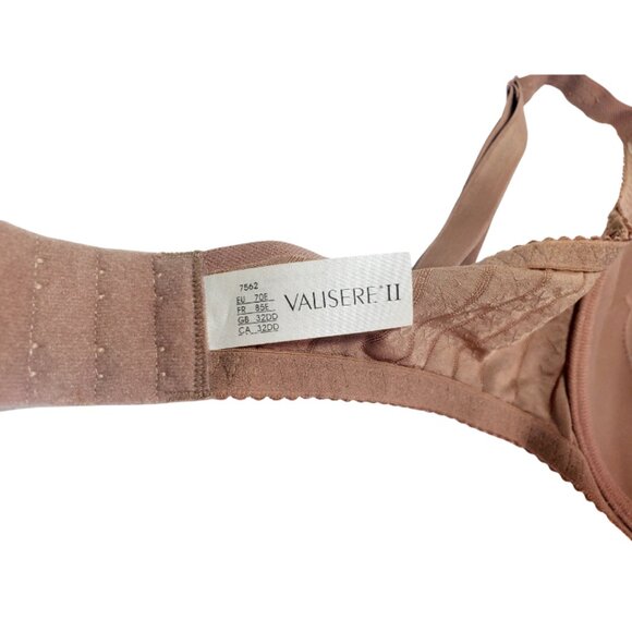 Valisere II “Romantic Flower” Bra – Size 32DD (Beige-Gold) - Picture 6 of 9